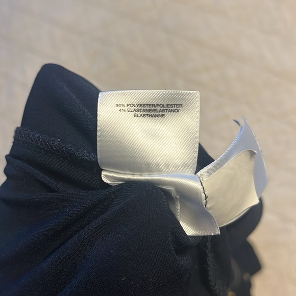 Anne Klein navy tank blouse - Picture 6 of 6